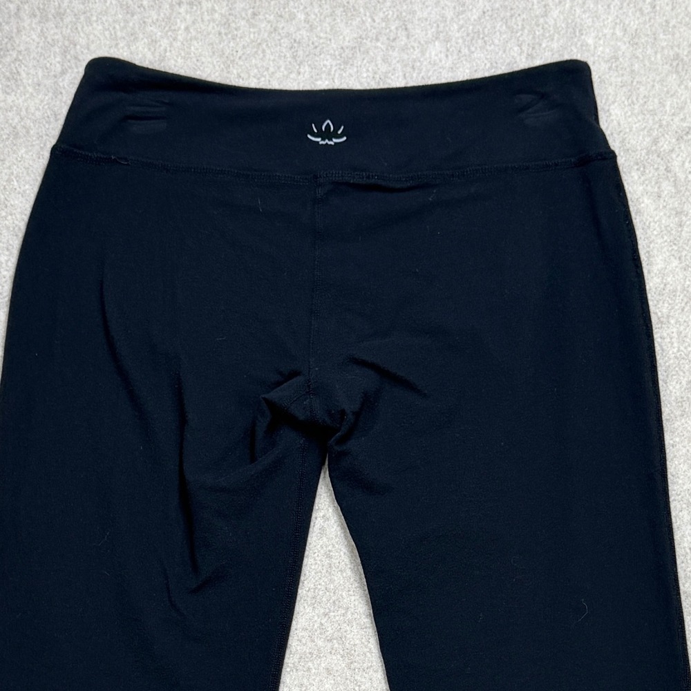 Beyond Yoga Pants Womens Size S Cropped Flare Black Athleisure Yoga Activewear - Picture 4 of 8